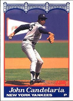 1989 Score New York Yankees #8 John Candelaria Front