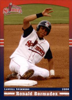 2008 Grandstand Lowell Spinners #NNO Ronald Bermudez Front