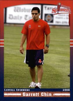 2008 Grandstand Lowell Spinners #NNO Garrett Chin Front