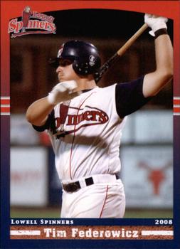 2008 Grandstand Lowell Spinners #NNO Tim Federowicz Front