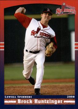 2008 Grandstand Lowell Spinners #NNO Brock Huntzinger Front