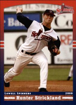 2008 Grandstand Lowell Spinners #NNO Hunter Strickland Front