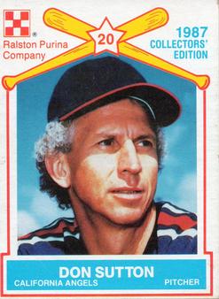 1987 Ralston Purina #6 Don Sutton Front