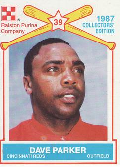 1987 Ralston Purina #7 Dave Parker Front