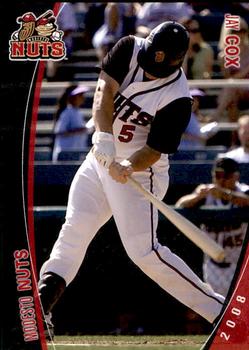 2008 Grandstand Modesto Nuts #4 Jay Cox Front