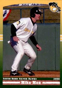 2008 Grandstand South Bend Silver Hawks #16 Mike Mee Front
