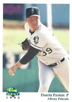 1992 Classic Best Albany Polecats #3 Darrin Paxton Front