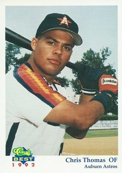 1992 Classic Best Auburn Astros #3 Chris Thomas Front