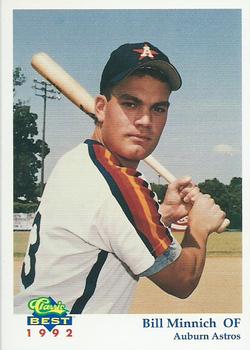 1992 Classic Best Auburn Astros #5 Bill Minnich Front