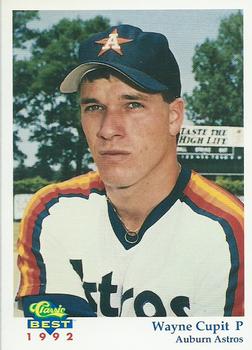 1992 Classic Best Auburn Astros #23 Wayne Cupit Front