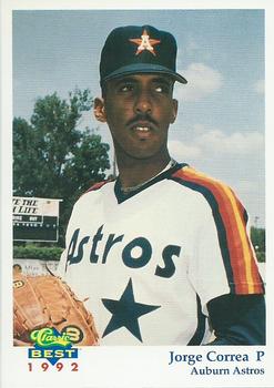 1992 Classic Best Auburn Astros #26 Jorge Correa Front