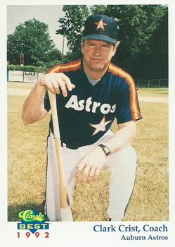 1992 Classic Best Auburn Astros #28 Clark Crist Front