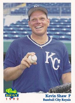 1992 Classic Best Baseball City Royals #2 Kevin Shaw Front