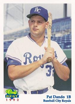 1992 Classic Best Baseball City Royals #3 Pat Dando Front