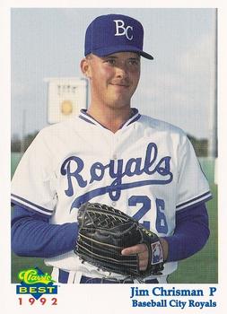 1992 Classic Best Baseball City Royals #10 Jim Chrisman Front