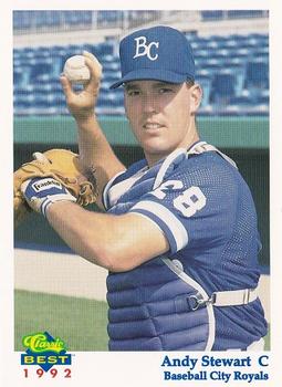 1992 Classic Best Baseball City Royals #13 Andy Stewart Front