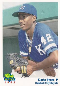 1992 Classic Best Baseball City Royals #17 Dario Perez Front