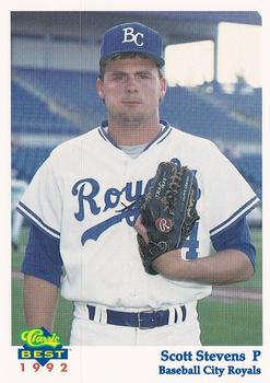 1992 Classic Best Baseball City Royals #22 Scott Stevens Front