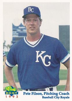 1992 Classic Best Baseball City Royals #26 Pete Filson Front