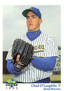 1992 Classic Best Beloit Brewers #11 Chad O'Laughlin Front