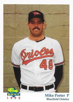 1992 Classic Best Bluefield Orioles #5 Mike Porter Front