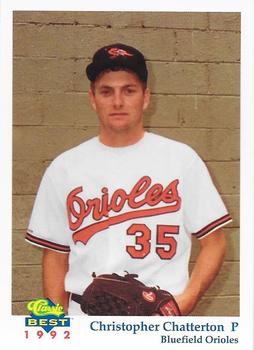 1992 Classic Best Bluefield Orioles #14 Christopher Chatterton Front