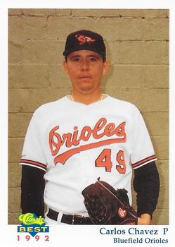 1992 Classic Best Bluefield Orioles #22 Carlos Chavez Front