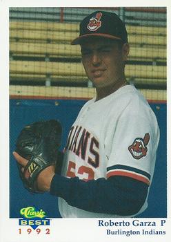 1992 Classic Best Burlington Indians #16 Roberto Garza Front