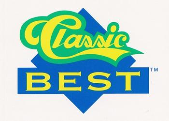 1992 Classic Best Charleston Rainbows #26 Charleston Rainbows Logo Back