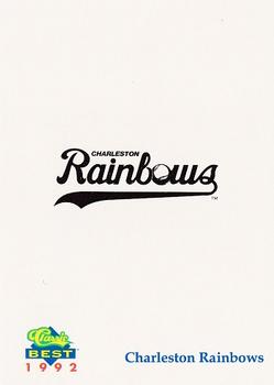 1992 Classic Best Charleston Rainbows #26 Charleston Rainbows Logo Front