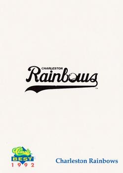 1992 Classic Best Charleston Rainbows #28 Charleston Rainbows Logo Front