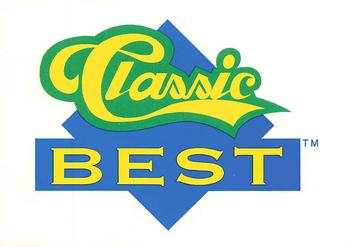 1992 Classic Best Elizabethton Twins #27 Logo Card Front