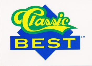 1992 Classic Best Elmira Pioneers #28 Logo Card Back
