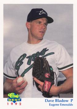 1992 Classic Best Eugene Emeralds #6 Dave Bladow Front