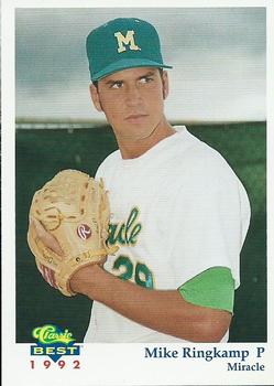 1992 Classic Best Fort Myers Miracle #9 Mark Ringkamp Front