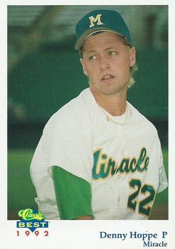1992 Classic Best Fort Myers Miracle #21 Denny Hoppe Front