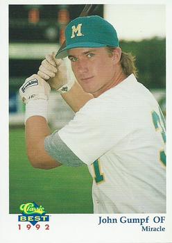 1992 Classic Best Fort Myers Miracle #22 John Gumpf Front
