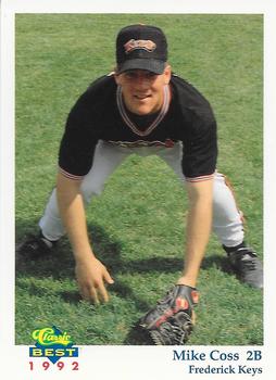 1992 Classic Best Frederick Keys #4 Mike Coss Front