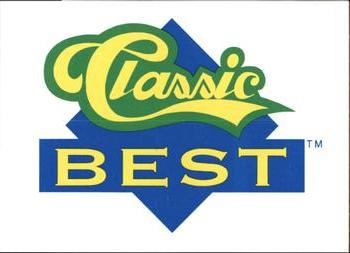 1992 Classic Best Gastonia Rangers #28 Logo Card Back