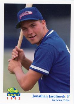 1992 Classic Best Geneva Cubs #14 Jonathan Jarolimek Front