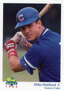 1992 Classic Best Geneva Cubs #15 Mike Hubbard Front