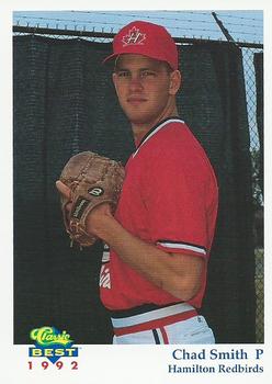 1992 Classic Best Hamilton Redbirds #3 Chad Smith Front