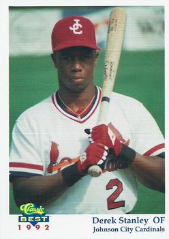 1992 Classic Best Johnson City Cardinals #2 Derek Stanley Front
