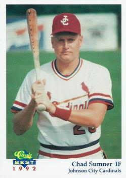 1992 Classic Best Johnson City Cardinals #13 Chad Sumner Front