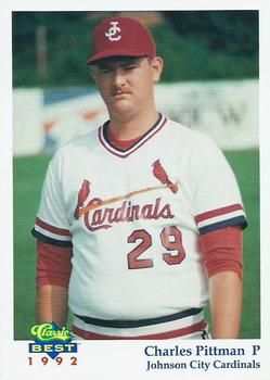 1992 Classic Best Johnson City Cardinals #14 Charles Pittman Front