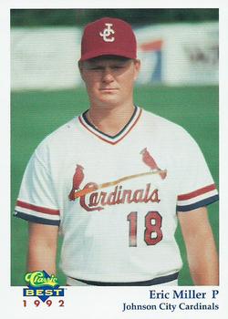 1992 Classic Best Johnson City Cardinals #18 Eric Miller Front