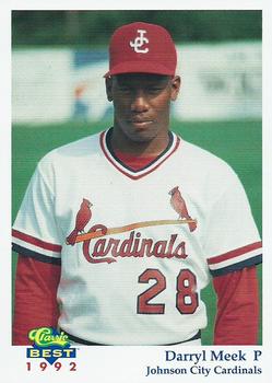 1992 Classic Best Johnson City Cardinals #19 Darryl Meek Front