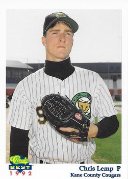 1992 Classic Best Kane County Cougars #11 Chris Lemp Front
