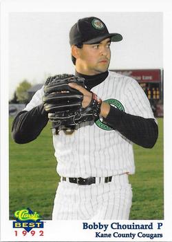 1992 Classic Best Kane County Cougars #20 Bobby Chouinard Front