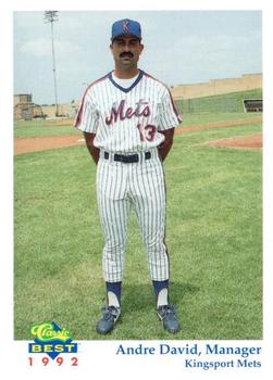 1992 Classic Best Kingsport Mets #23 Andre David Front